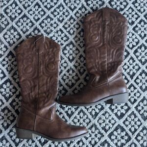 Brown Western Cowboy Boots